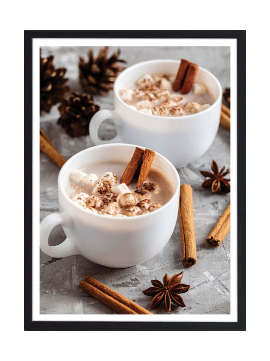 Walls Marshmallow Cinnamon Tea Frame Wooden 40x50cm