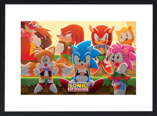 Walls Poster Wooden Black Frame 100x70 cm