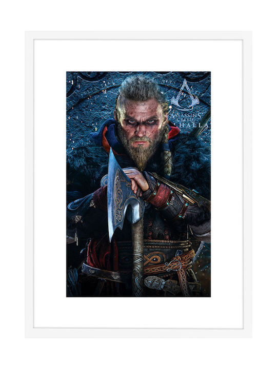 Walls Grupo Erik With Eivor Axe Frame Wooden white frame 60x90cm