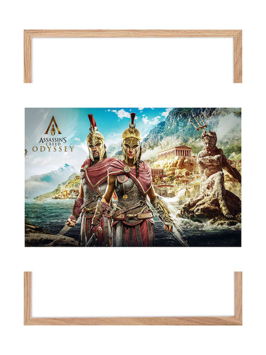 Walls Assassin's Creed Odyssey Frame Wooden natural frame 20x30cm
