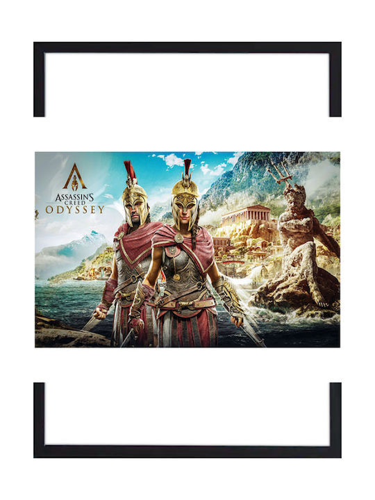 Walls Assassin's Creed Odyssey Frame Wooden black frame 40x50cm