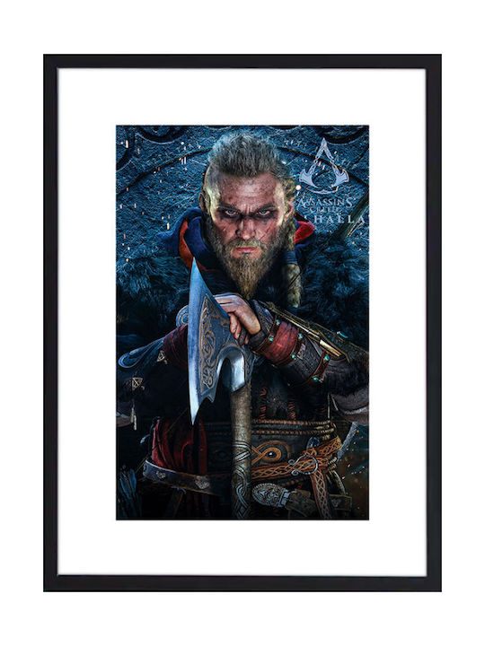 Walls Grupo Erik With Eivor Axe Frame Wooden black frame 70x100cm