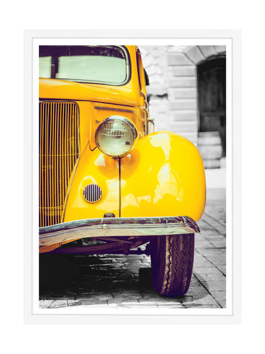 Walls Poster Retro Rahmen Holz white frame 15x20cm