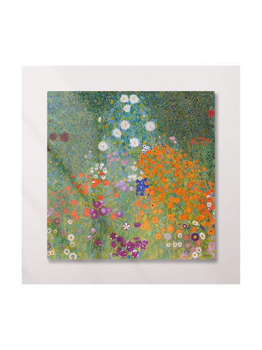 Canvas Painting Gustav Klimt Flower Garden Knv2480 95cm X 95cm