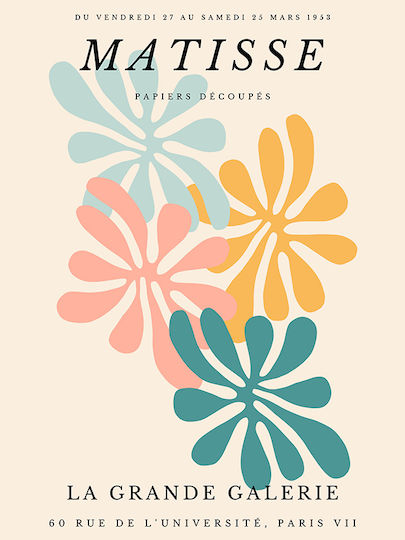 Poster Matisse La Grande Galerie Art017 50cm X 70cm