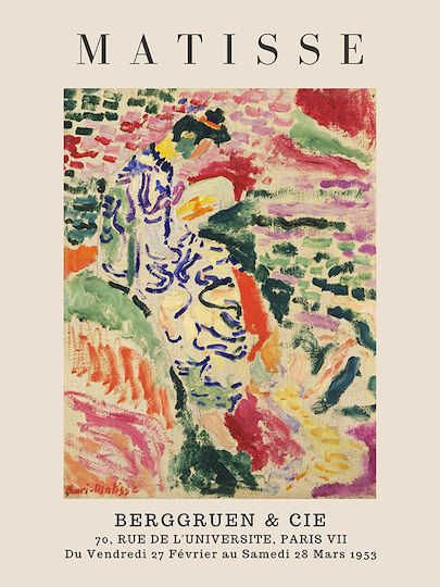 Poster Matisse Berggruen & Cie Art012 50cm X 70cm