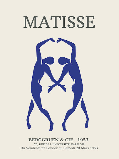 Poster Matisse Berggruen & Cie Art016 60cm X 90cm