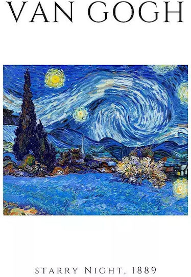 Poster Van Gogh Sternennacht Art003 21cm x 30cm