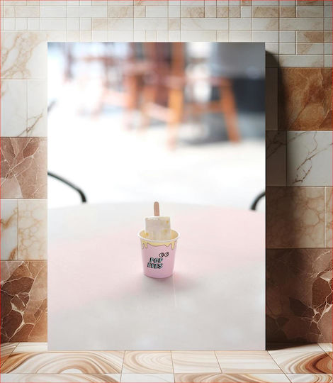 Painting Ice Cream In Pop Eyes Cup 70x100