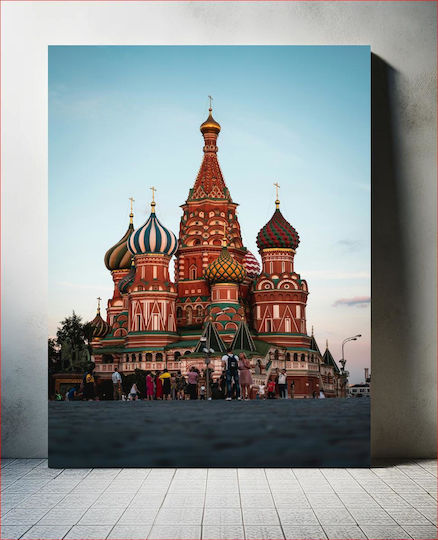 St. Basil's Cathedral Καθεδρικός Ναός Του Αγίου Βασιλείου 1 σε Καμβά 100x150 cm