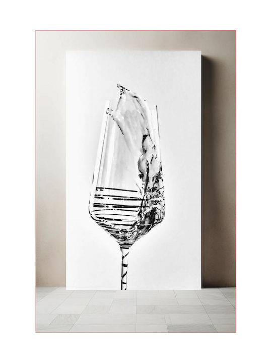Πίνακας Splashing Wine Glass Πιτσίλισμα Ποτηριού Κρασιού 70x100