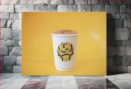 Yellow Coffee Cup On Yellow Background Κίτρινο Φλιτζάνι Καφέ Σε Κίτρινο Φόντο 1 Yellow Coffee Cup On Yellow Background Κίτρινο Φλιτζάνι Καφέ Σε Κίτρινο Φόντο 1