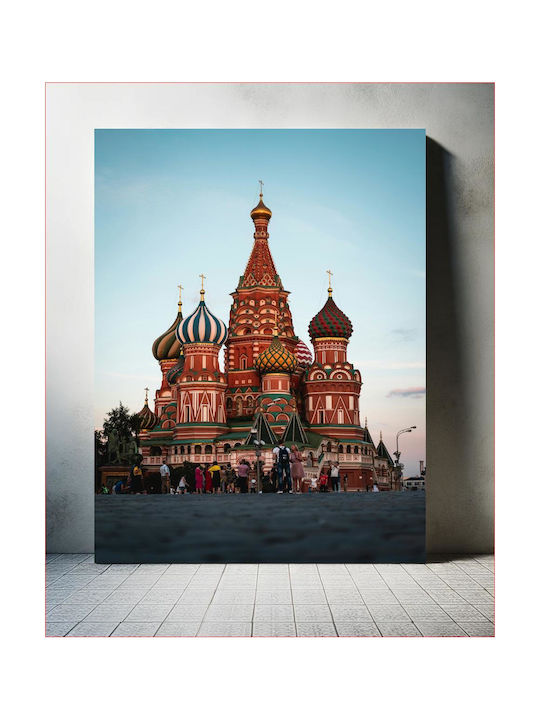 Painting St Basil's Cathedral 80x120