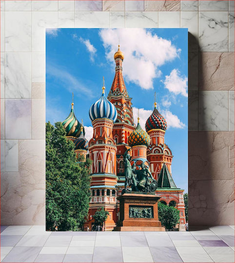 Πίνακας St Basil's Cathedral In Moscow Καθεδρικός Ναός Του Αγίου Βασιλείου Στη Μόσχα 100x150