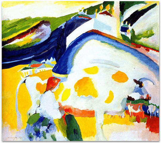 Καμβάς Wassily Kandinsky Η Αγελάδα 55χ66