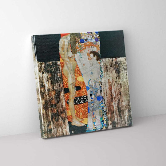 Canvas Gustav Klimt The Three Ages Of Woman 66x66 Canvas Gustav Klimt The Three Ages Of Woman 66x66