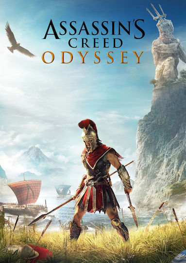Gaming Poster Assassins Creed Odyssey Cover Gm2356 21cm X 30cm Λευκό Κάδρο Pvc