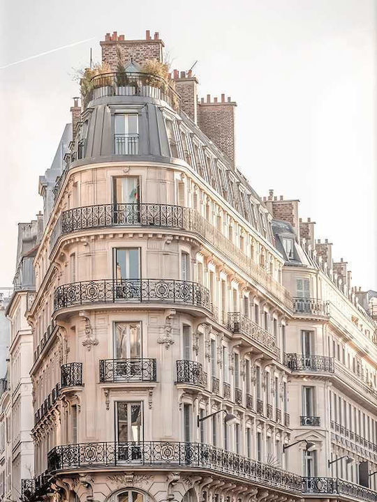 Poster Urban Architecture Pst2576 30cm X 40cm Frame Dark Natural Wood Brown