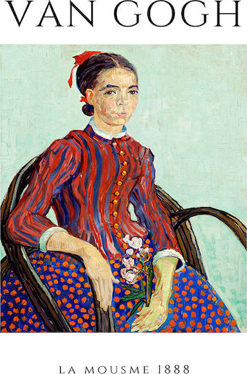 Van Gogh - La Mousme A Αντίγραφο του Van Gogh Ξύλινο