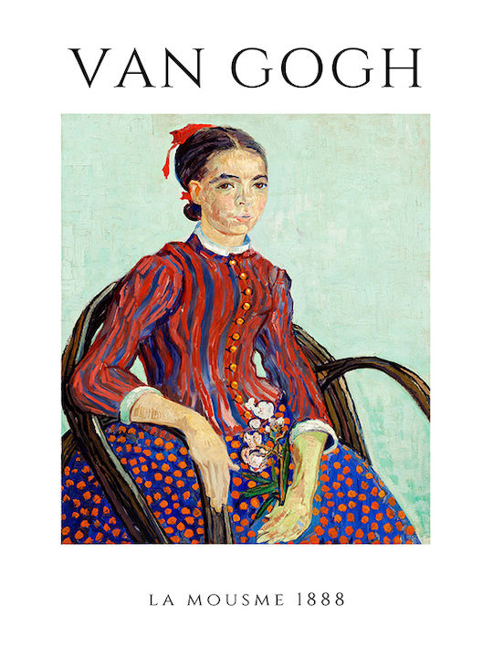 Poster Van Gogh La Mousme Art231 21cm X 30cm White Frame Pvc