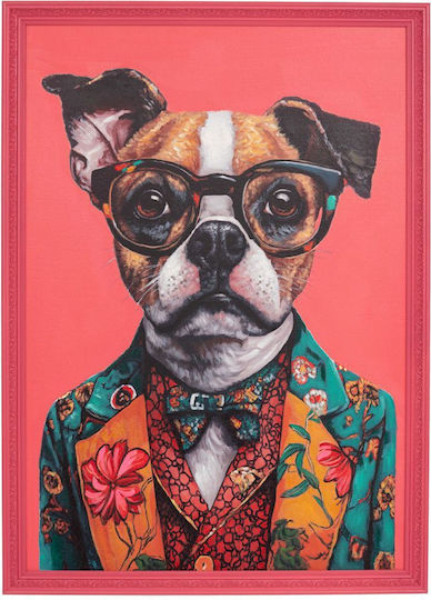 Iliadis Hund auf Segeltuch 78x108 cm Iliadis Hund auf Segeltuch 78x108 cm