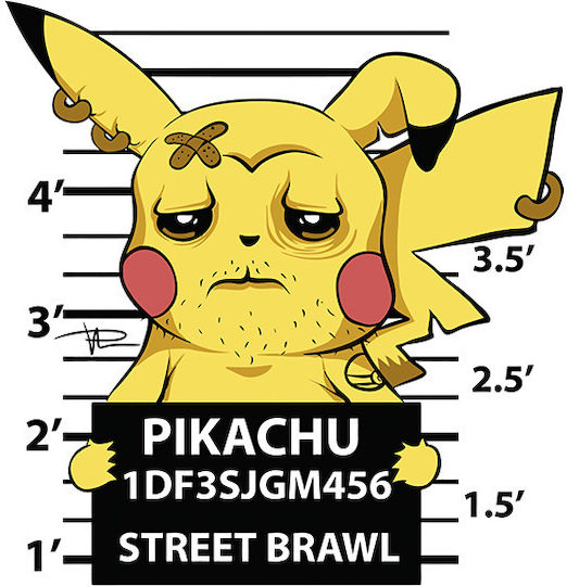 Pokemon | Pikachu Mugshot Ξύλινο