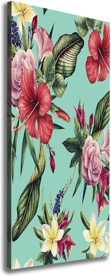 Panou De Perete Pânză De Înaltă Calitate Imprimare Design Hawaian 50x125 Cm