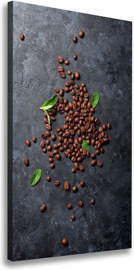 Decorative Wall Canvas Painting High Quality Brown Grains 50x100 Cm