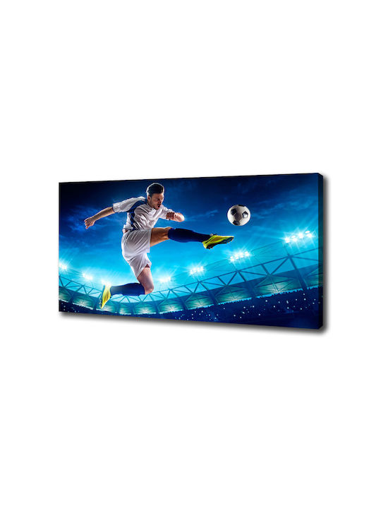 Panou Pânză Birou Spațiu Profesional Fotbalist 100x50 Cm