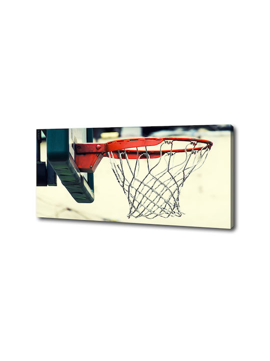 Panou Decorativ Pentru Interior Pânză Coș De Baschet 125x50 Cm
