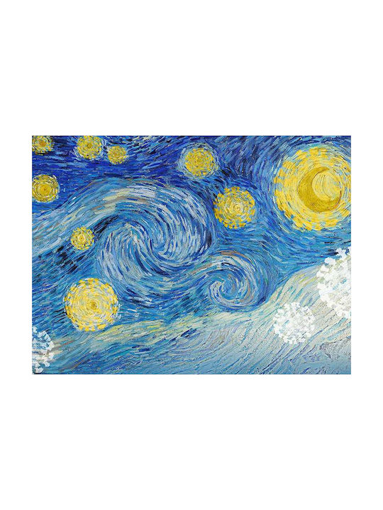 Poster Van Gogh Starry Night Art107 50cm X 70cm Black Wooden Frame