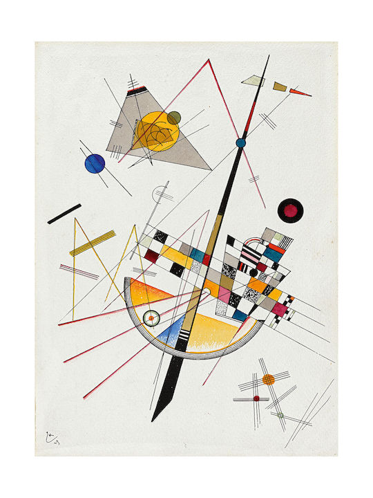 I-gallery Πίνακας Αντίγραφο του Wassily Kandinsky σε Καμβά 50x70cm