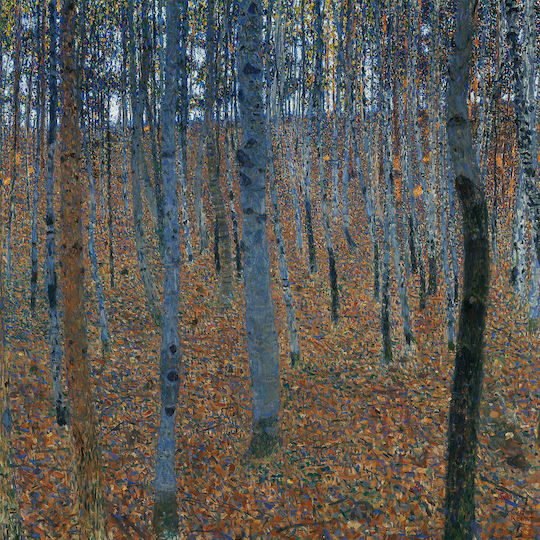 I-gallery Pădure de Fag Klimt Reproducție după Gustav Klimt pe Pânză