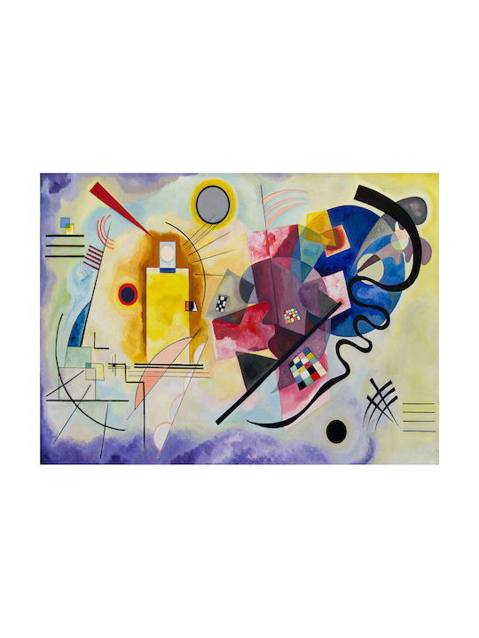 I-gallery Yellow Red Blue Gemälde Kopie von Wassily Kandinsky auf Leinwand 100x70cm
