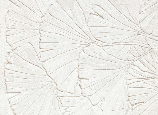 I-gallery White Lines Flowers σε Καμβά