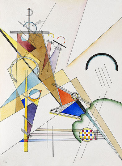 I-gallery Πίνακας Αντίγραφο του Wassily Kandinsky σε Καμβά