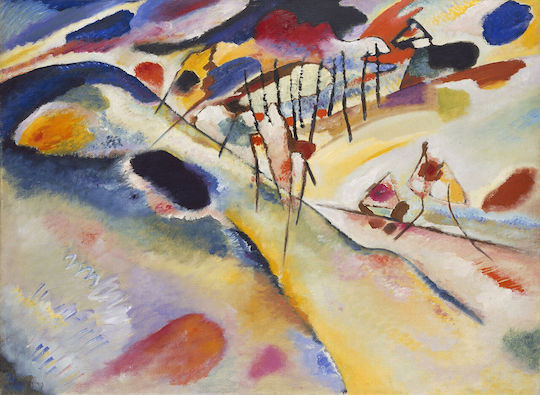 I-gallery Painting Copy of Wassily Kandinsky on Canvas 100x70cm