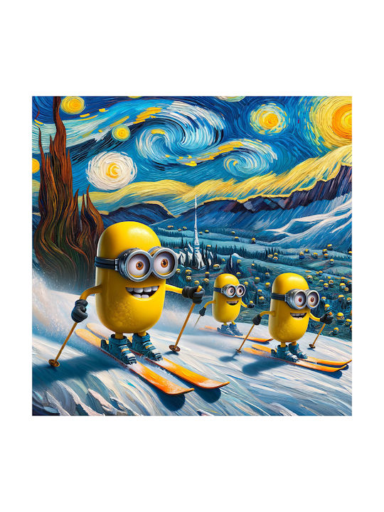Панел за Рисуване Платнен Поп Арт Картина Van Gogh 50x50 см