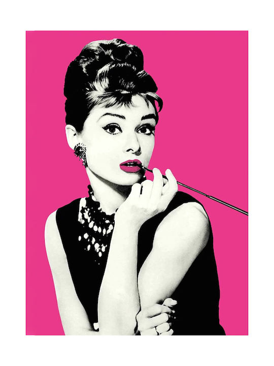 Painting Canvas Audrey Hepburn Pop Art 70x100 Cm