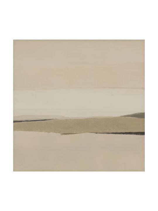 Πίνακας Ζωγραφικής Καμβά Minimalism Earth Lines 80x80 Cm