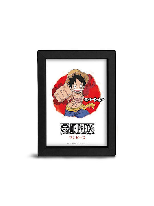Abysse One Piece Luffy Κάδρο Χάρτινο 15x20cm
