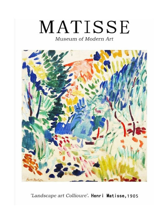 Matisse "Landscape Art Collioure" Canvas Print 60*80 cm Canvas Only