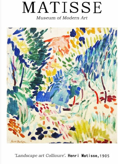 Matisse "Landscape Art Collioure" Canvas Print 60*80 cm Canvas Only