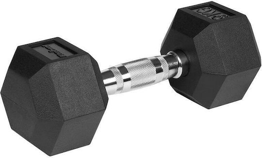 Rebel Hexagonal Rubber Dumbbell Set 2 x 9kg