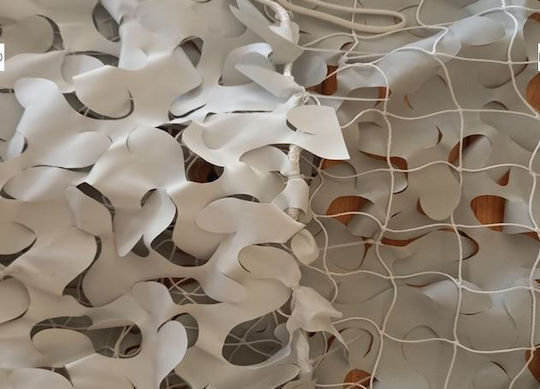 Woodware Tarnnetz Weiß mit PU-Beschichtung 160g/m²