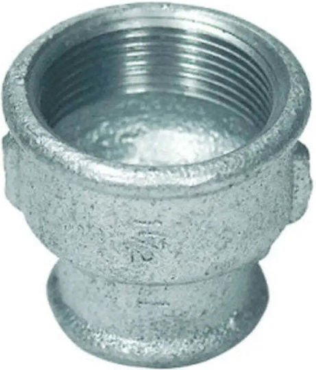 Galvanized Coupling Reducer 3/4" X 1/2" Gebo