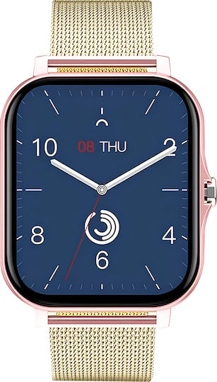 Avizar Balneo Smartwatch mit Herzfrequenzsensor (Gold)
