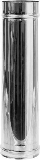 Stainless Steel Chimney Pipe Ø100mm Length 50cm Kamininox