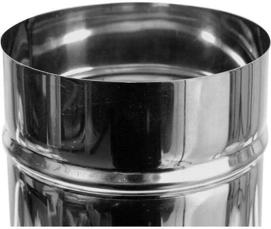 Stainless Steel Chimney Pipe Ø100mm Length 50cm Kamininox