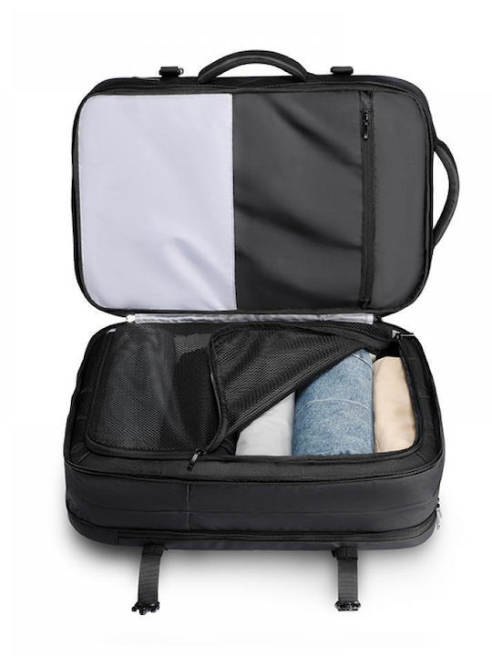 Rucsac De Călătorie Mark Ryden Compatibil Laptop 17.3" Tabletă 11" Extensibil 30-45l Port Usb Micro Usb Material Oxford Impermeabil Sistem Antifurt Culoare Neagră Perfect Pentru Călătorii Afaceri Utilizare Zilnică